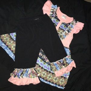 Ruffle 2pc Set - “Medium” Fits Like 2t-3t